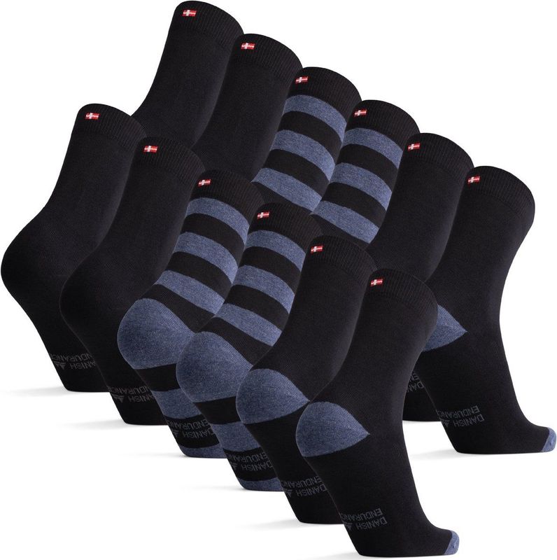 DANISH ENDURANCE - Katoenen Sokken - Biologisch - 6-paar