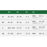 DANISH ENDURANCE Kwartlengte Hardloopsokken voor Lange Afstanden Dames en Heren 3 paar - anti blaren - Maat 35-38