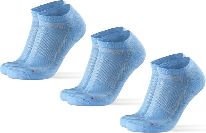 Danish Endurance - Korte Hardloopsokken - Zwart - 3 Paar - Anti Blaren, Lichte Compressie