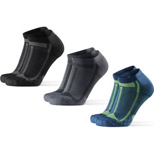 DANISH ENDURANCE - Korte Hardloopsokken - 3 Paar - Anti Blaren - Lichte Compressie