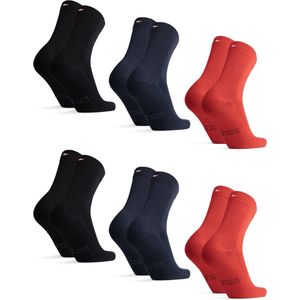DANISH ENDURANCE - Klassieke Bamboe Viscose - Sokken - Meerkleurig - 6-paar
