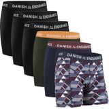 DANISH ENDURANCE - Katoenen Boxershorts - 6 Pack - Onderbroeken voor Heren