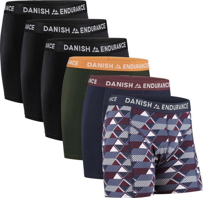 DANISH ENDURANCE - Katoenen Boxershorts - 6 Pack - Onderbroeken voor Heren