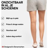 DANISH ENDURANCE - Onzichtbare Katoen Sokken - Unisex - Ademend en Anti-slip Hiel