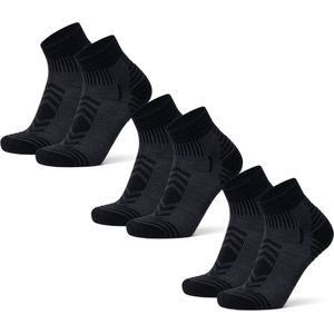 Danish Endurance - Korte Merino Wol Wandelsokken - 3 Paar - Maat 43-47