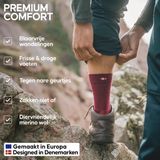 DANISH ENDURANCE - Wandelsokken Set - Grijs - Merino Wol - 3 Paar