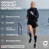 Jack - Zwart - Polyester/Nylon - Winddicht en Opvouwbaar