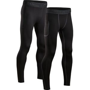 DANISH ENDURANCE - Compressiebroek - Zwart - Set van 2