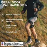 DANISH ENDURANCE Premium Hardloopsokken met Merino Wol - voor Dames & Heren - 2 paar - Meerkleurig - Maat 43-47