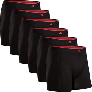 DANISH ENDURANCE - Boxershorts - Zwart - 6 Pack - Bamboe Viscose