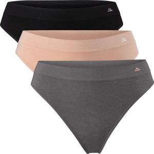 DANISH ENDURANCE - Naadloze Strings - Veelkleurig - 3-pack - Bamboe Viscose