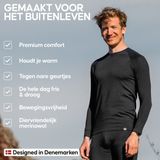 DANISH ENDURANCE - Thermo Shirt - Donkergrijs - Lange Mouwen - Merino Wol