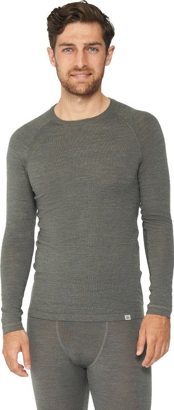 DANISH ENDURANCE - Thermo Shirt - Donkergrijs - Lange Mouwen - Merino Wol