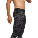 DANISH ENDURANCE Compressiebroek - Heren - Basislaag - Set van 2 - Zwart en Grijs Camo