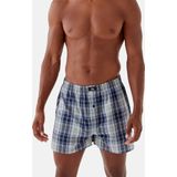 DANISH ENDURANCE - Boxershorts - Blauw Gestreept Mix - 4-pack - Biologisch Katoen