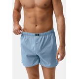 DANISH ENDURANCE - Boxershorts - Blauw Gestreept Mix - 4-pack - Biologisch Katoen