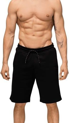 DANISH ENDURANCE SweatShorts voor Heren - Casual - Zwart - Maat XXXL