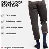 DANISH ENDURANCE - Klassieke Bamboe Viscose Sokken - Meerkleurig - 6-paar