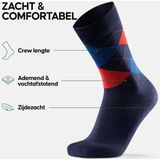 DANISH ENDURANCE - Klassieke Bamboe Viscose Sokken - Meerkleurig - 6-paar