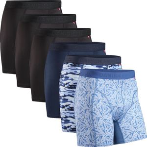 DANISH ENDURANCE Sportonderbroeken Heren - Quick Dry - Sport Boxershorts - 6 pack - Meerkleurig- Maat XL