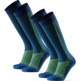 DANISH ENDURANCE - Gegradueerde Compressiesokken - 21-26 mmHg - Hardlopen - 2 Pack