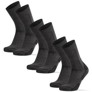 DANISH ENDURANCE - Wandelsokken - Donker Grijs - Merino Wollen - 3 Paar