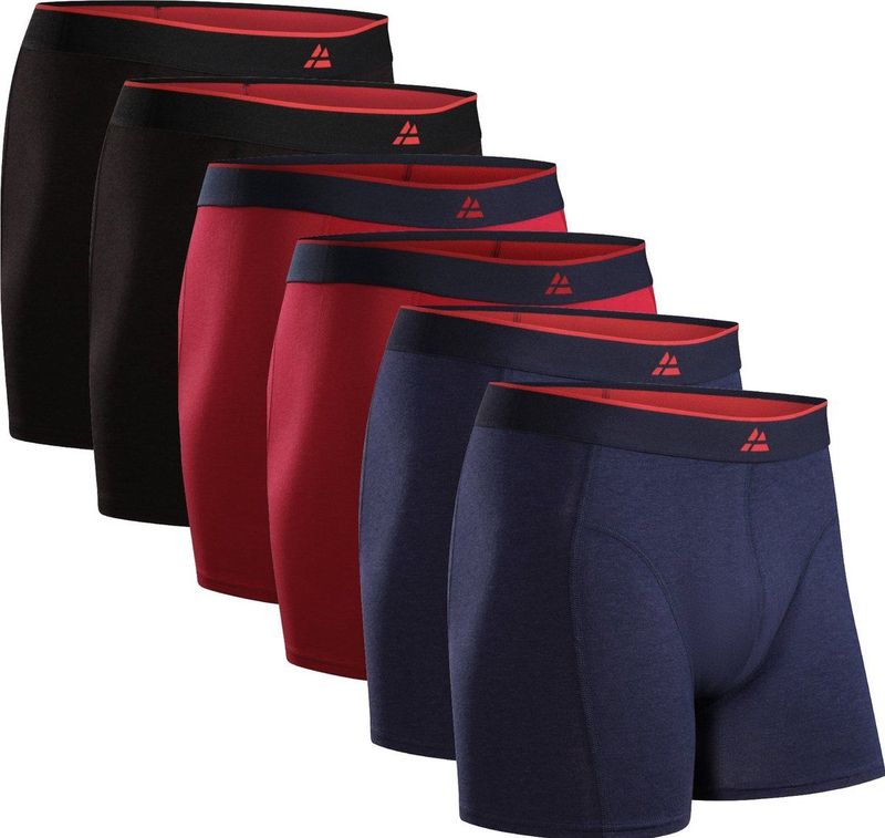 DANISH ENDURANCE - Boxershorts - Meerkleurig - Bamboe Viscose - 6 pack