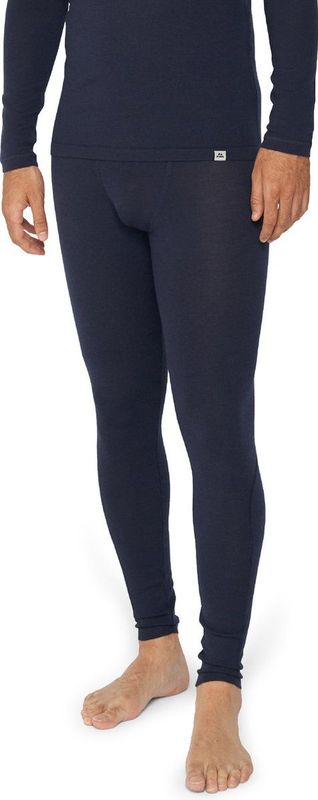 DANISH ENDURANCE Thermoleggings van Merinowol voor Heren, Met of Zonder Gulp, Warm, Vochtafvoerend & Ademend, Blau, 3XL
