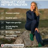 DANISH ENDURANCE Thermo Legging - Dames - Merino Wol - Thermobroek - Donkerblauw Navy - XL.