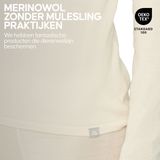DANISH ENDURANCE Thermo Legging - Dames - Merino Wol - Thermobroek - Gebroken Wit - XXL.