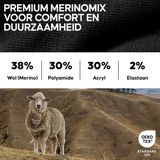 DANISH ENDURANCE - Merino Wol Wandelsokken - Anti Blaren - 3 Paar