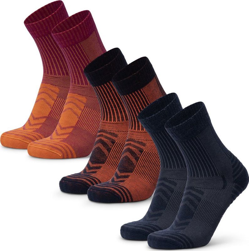 DANISH ENDURANCE - Merino Wol Wandelsokken - Anti Blaren - 3 Paar