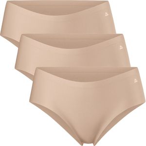 DANISH ENDURANCE Naadloze Hipsters - Sporten & Iedere Dag - 3-pack - Beige - Microvezel