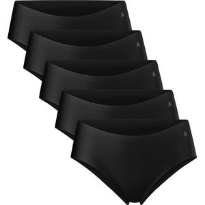 DANISH ENDURANCE - Naadloze Hipsters - Zwart - 5-pack - Voor Sporten en Iedere Dag