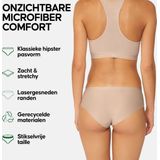DANISH ENDURANCE - Naadloze Hipsters - Beige - 5-pack - Gemaakt van Gerecycled Materiaal