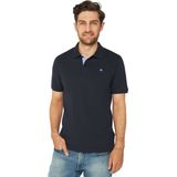 DANISH ENDURANCE Classic Fit Poloshirt - Donkerblauw - Biologisch Katoen - Korte Mouw