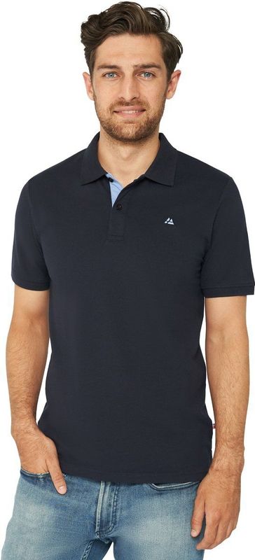 DANISH ENDURANCE Classic Fit Poloshirt - Donkerblauw - Biologisch Katoen - Korte Mouw