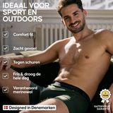 DANISH ENDURANCE - Merino Wol Boxers - Zwart - Geurbestendig - 2 Pack