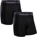 DANISH ENDURANCE - Merino Wol Boxers - Zwart - Geurbestendig - 2 Pack