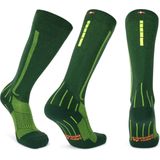 DANISH ENDURANCE Compressiekousen Dames & Heren - 21-26 mmHg - Groen/Geel - Maat 43-47 - 1 paar