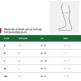 DANISH ENDURANCE Kuit Compressie Sleeves voor Dames en Heren - Hardlopen & Sporten - Maat XL - 1 paar