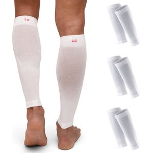 DANISH ENDURANCE - Kuitcompressiekousen - Wit - 21-26 mmHg - Voor Dames en Heren