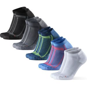 DANISH ENDURANCE - Korte Hardloopsokken - 5 Paar - Anti Blaren - Lichte Compressie