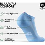 DANISH ENDURANCE - Korte Hardloopsokken - 5 Paar - Anti Blaren - Lichte Compressie