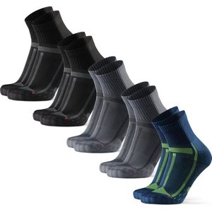 DANISH ENDURANCE - Kwartlengte Hardloopsokken - 5 Paar - Ademend - Anti Blaren