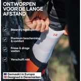 DANISH ENDURANCE Kwartlengte Hardloopsokken voor Lange Afstanden Dames en Heren 5 paar - anti blaren - Maat 39-42