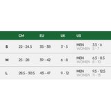 DANISH ENDURANCE Kwartlengte Hardloopsokken voor Lange Afstanden Dames en Heren 5 paar - anti blaren - Maat 39-42