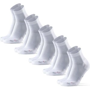DANISH ENDURANCE Kwartlengte Hardloopsokken - 5 Paar - Anti Blaren - ADEMEND - LICHT - KOEL