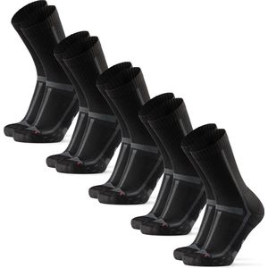 DANISH ENDURANCE Crew Hardloopsokken voor Lange Afstanden Dames en Heren 5 paar - anti blaren - Maat 43-47