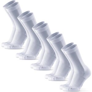 DANISH ENDURANCE Crew Hardloopsokken voor Lange Afstanden Dames en Heren 5 paar - anti blaren - Maat 43-47